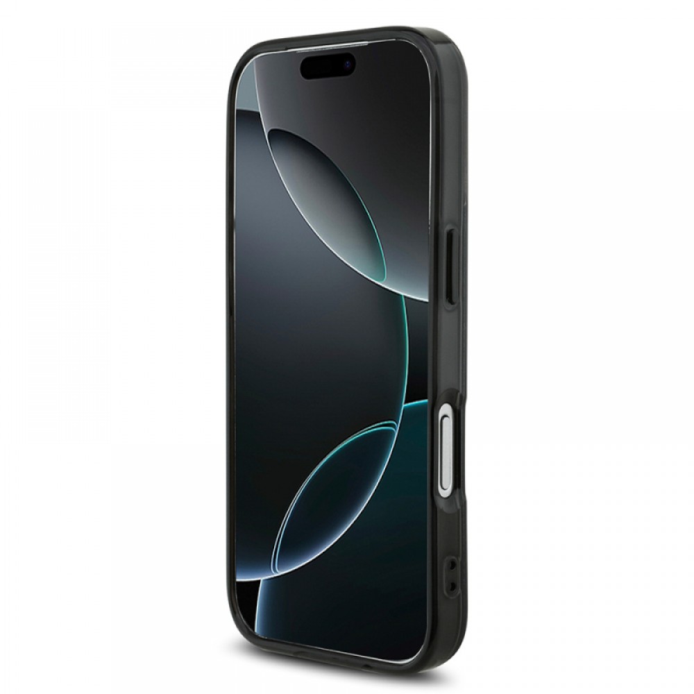 iPhone 17 Pro AMG orijinal lisanslı çift katmanlı büyük logolu petek desenli sportif telefon kılıfı