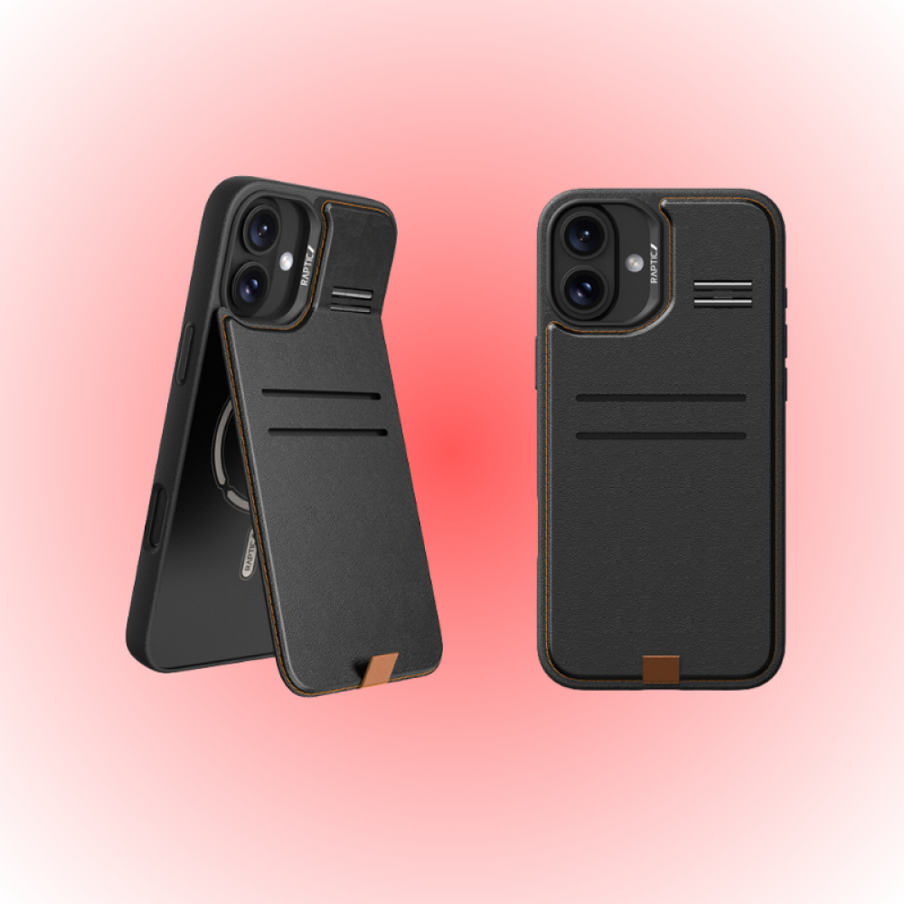 Apple iPhone 16 Plus Kılıf | Raptic Slim Wallet | MagSafe Kartlıklı Standlı Kapak | MobixMood