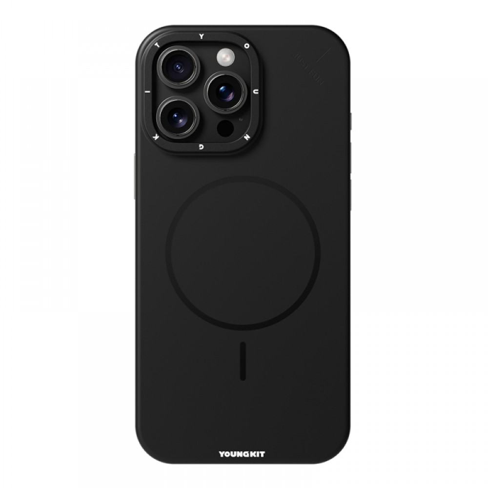 iPhone 15 Pro Max Youngkit Dynamag serisi MagSafe uyumlu 2 metre düşme korumalı 500+ testli sararmaz mat yüzeyli telefon kılıfı