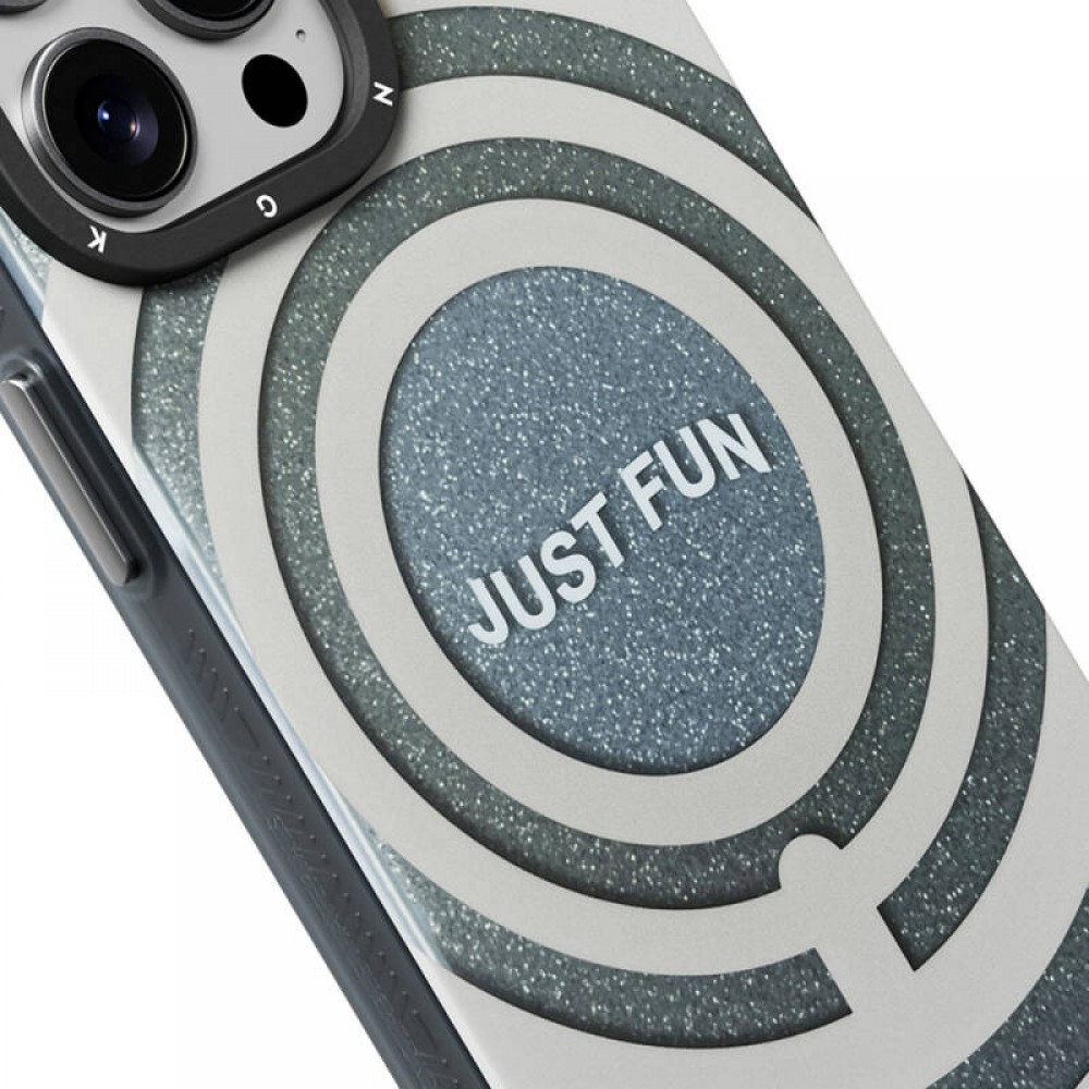 iPhone 14 Pro Youngkit Star Dazzle serisi MagSafe uyumlu simli yıldız tasarımlı 500+ düşme testli tam koruma sağlayan ışıltılı telefon kılıfı