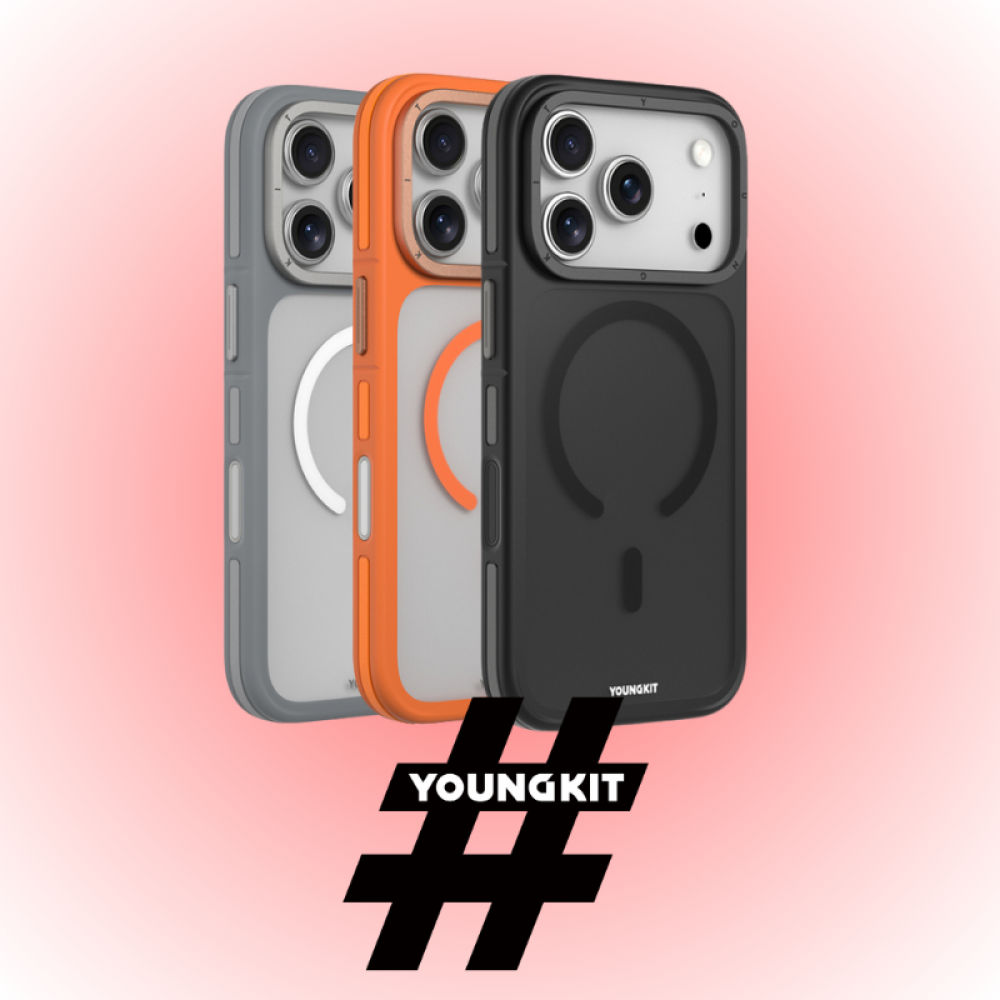 Apple iPhone 17 Pro Kılıf | Youngkit Rock Sand Serisi | MagSafe Buzlu Yüzey Kapak (2.4m Koruma) | MobixMood