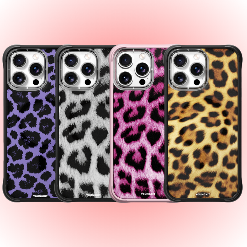 Apple iPhone 16 Pro Max Kılıf | Youngkit Leopard Serisi | MagSafe 4FT Korumalı Kapak | MobixMood