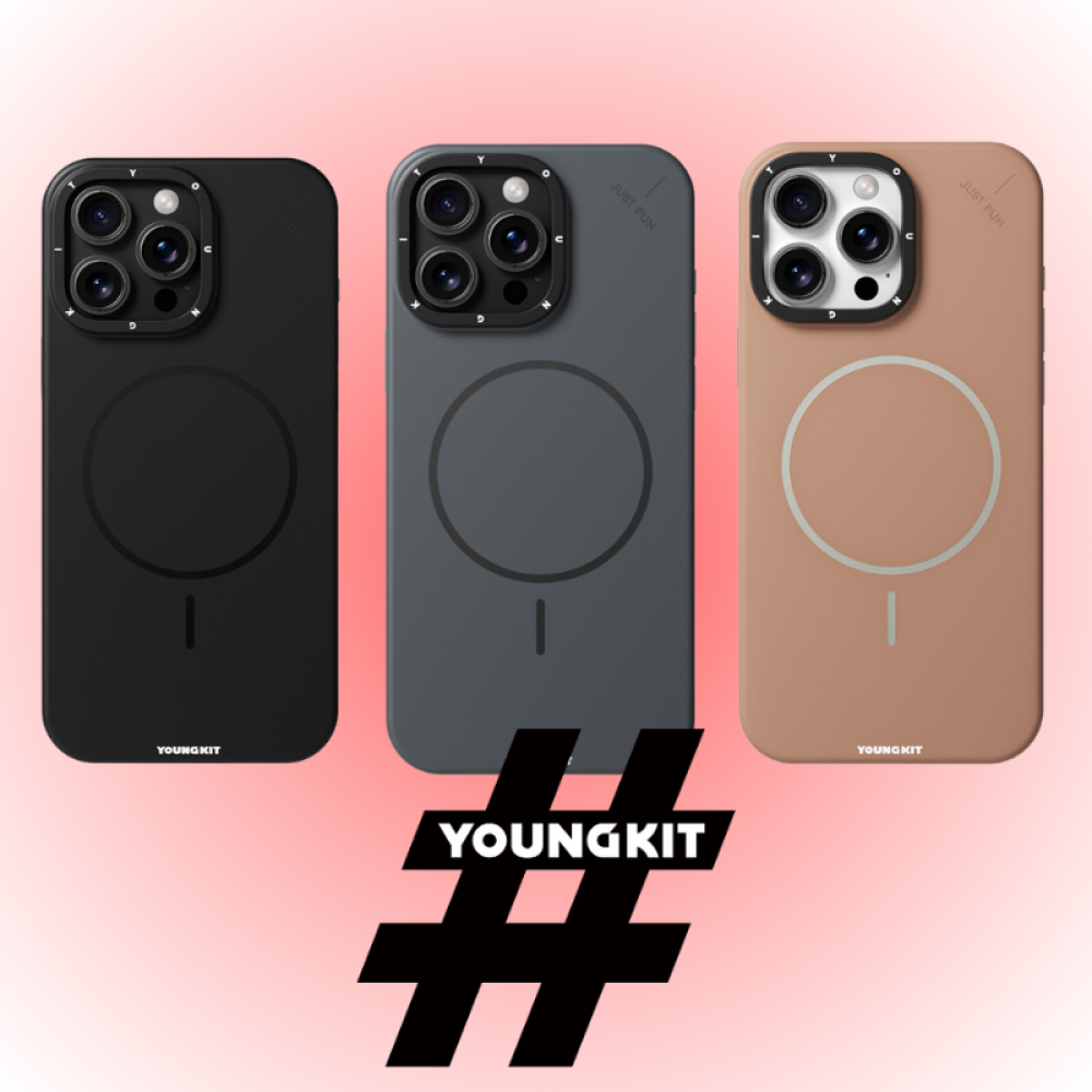 Apple iPhone 15 Pro Max Kılıf | Youngkit Dynamag Serisi | MagSafe 2M Korumalı Sararmaz Kapak | MobixMood