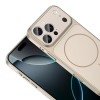 iPhone 16 Pro Zore Formen MagSafe uyumlu cam kamera korumalı ince dayanıklı PC malzemeden üretilmiş zarif telefon kılıfı