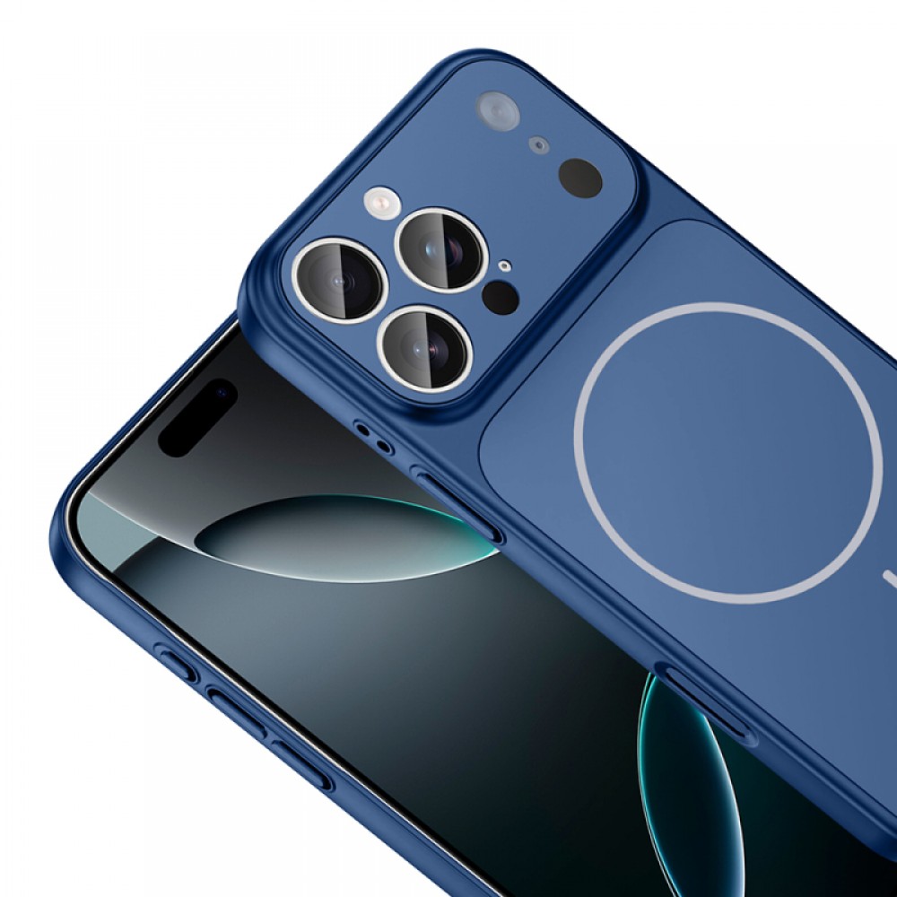 iPhone 16 Pro Max'i iPhone 17 Pro Max'e dönüştüren Zore Formen MagSafe uyumlu cam kamera korumalı PC hibrid telefon kılıfı