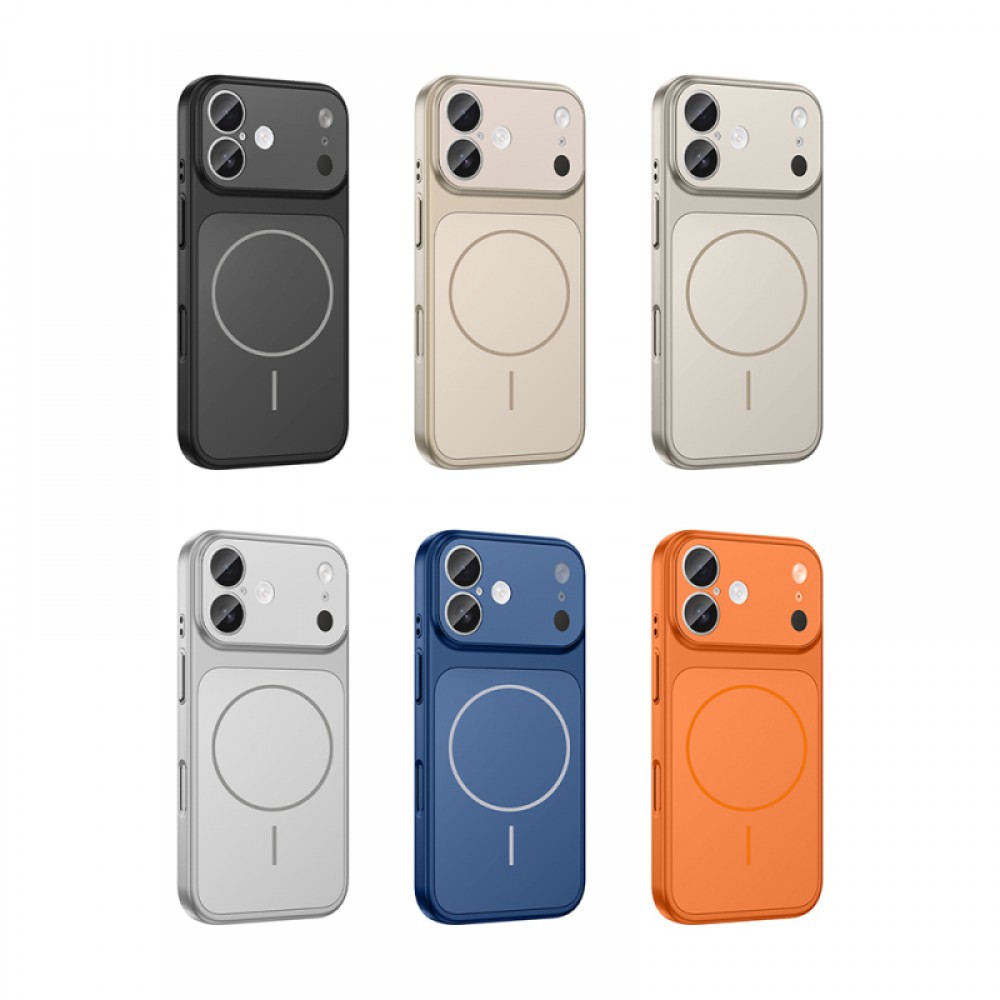 iPhone 17 Zore Formen MagSafe uyumlu cam kamera korumalı ince profilli PC gövdeli telefon kılıfı