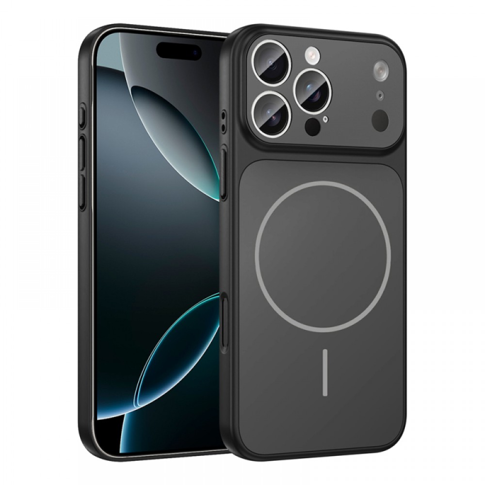 iPhone 15 Pro Zore Formen MagSafe uyumlu cam kamera korumalı ince dayanıklı PC malzemeden üretilmiş zarif telefon kılıfı