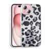 iPhone 15 Zore Mep serisi fiyonk leopar gibi farklı desenli esnek darbeye dayanıklı ince şık koruyucu telefon kılıfı