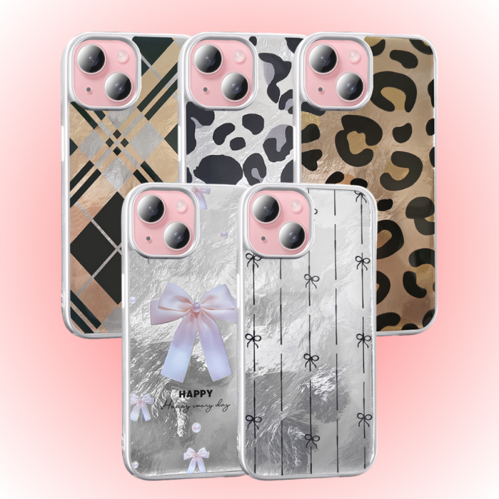 Apple iPhone 15 Kılıf | Zore Mep | Desenli Esnek İnce Kapak | MobixMood