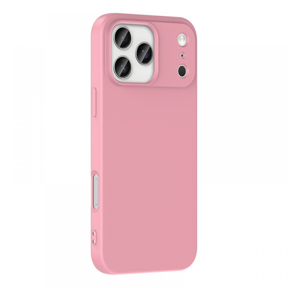 iPhone 17 Pro Max Zore Mara lansman kılıf kadife iç yüzeyli mat pürüzsüz silikon telefon kılıfı