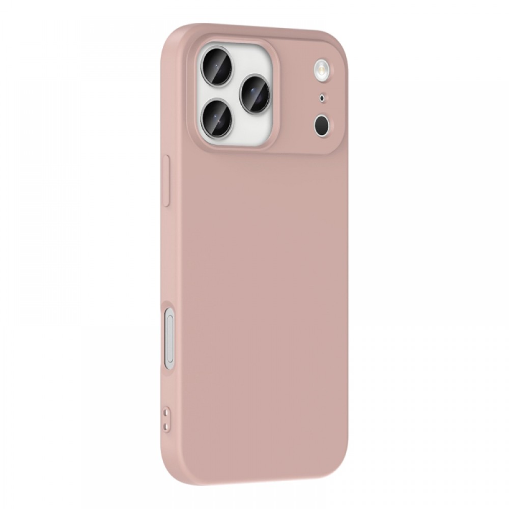 iPhone 17 Pro Max Zore Mara lansman kılıf kadife iç yüzeyli mat pürüzsüz silikon telefon kılıfı