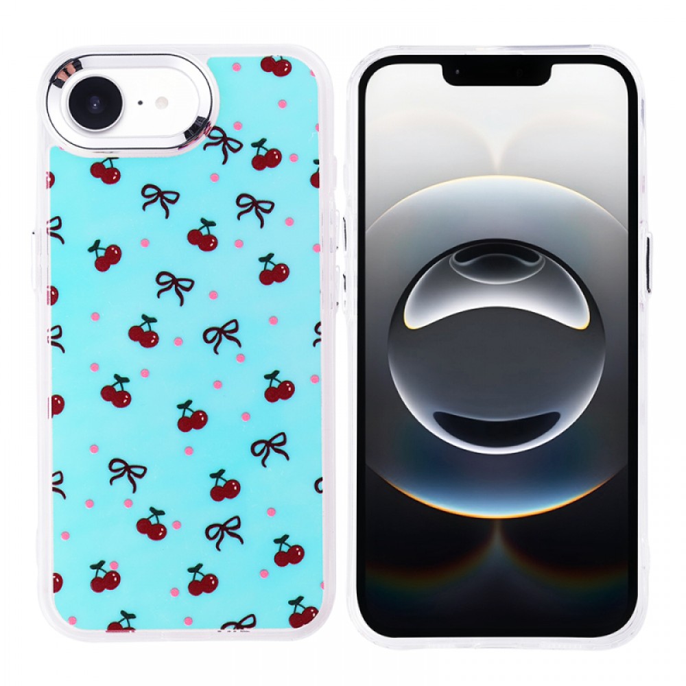 iPhone 16E Zore Hadra airbag köşe korumalı desenli yumuşak TPU çerçeveli kaymaz koruyucu telefon kılıfı