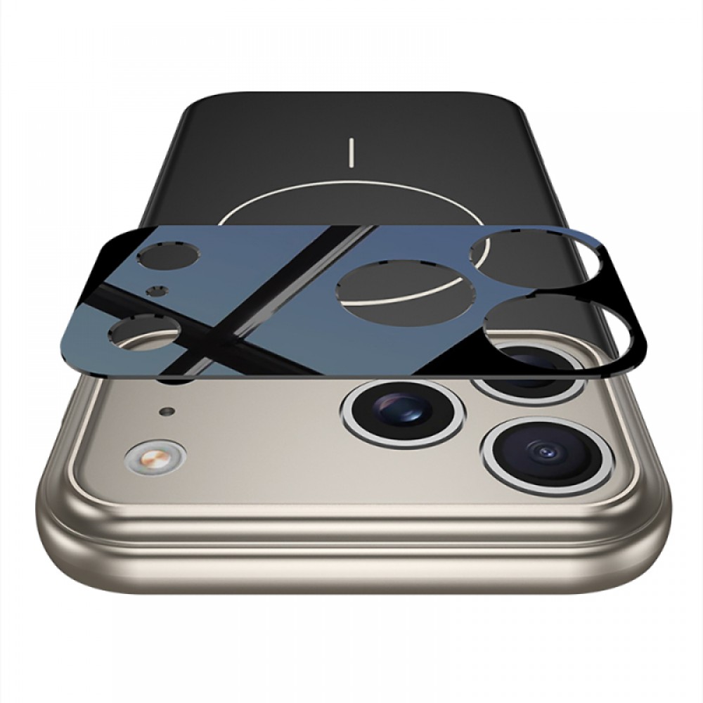 iPhone 17 Pro MagSafe uyumlu çift parçalı kayar lens korumalı renkli çerçeveli Zore Napoli telefon kılıfı