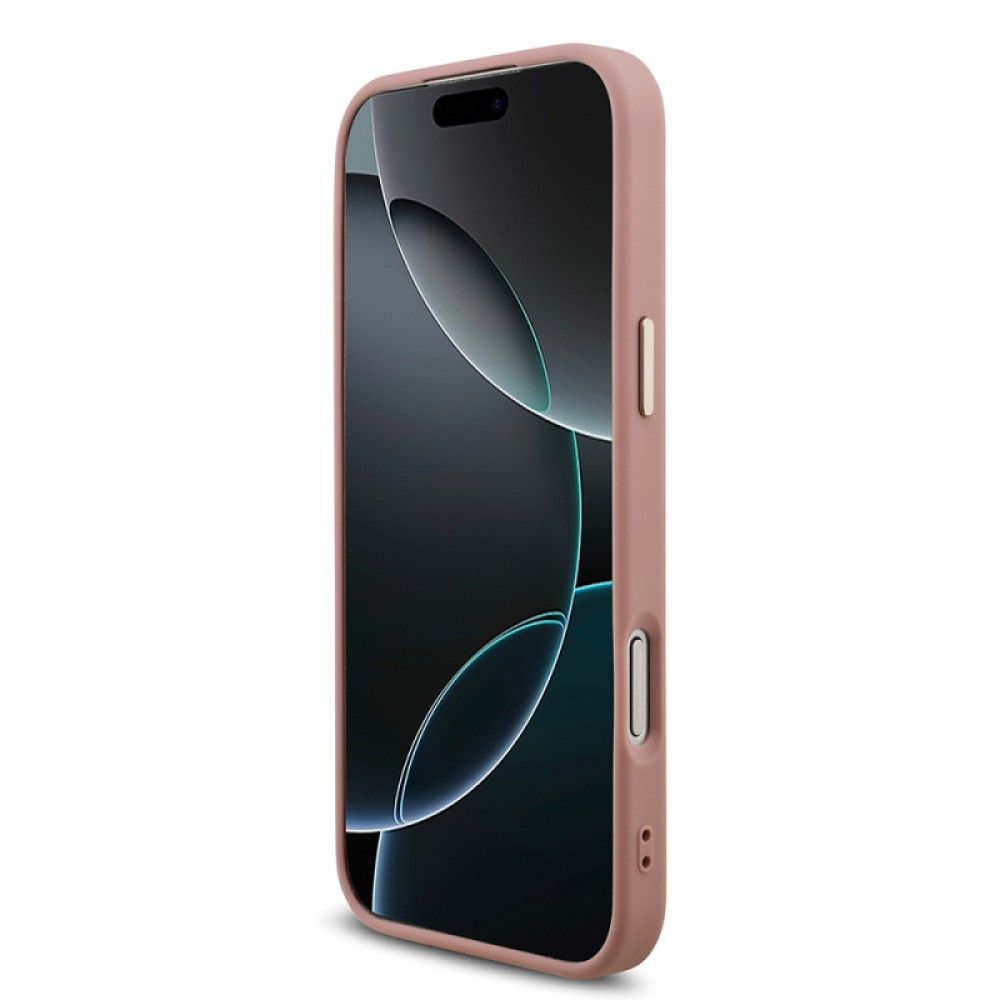 iPhone 17 Pro Max Guess orijinal lisanslı 4G logolu glitter telefon kılıfı