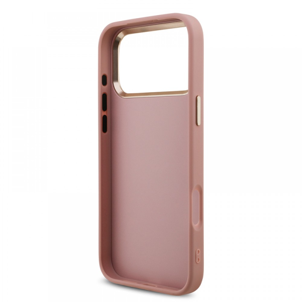 iPhone 17 Pro Max Guess orijinal lisanslı 4G logolu glitter telefon kılıfı