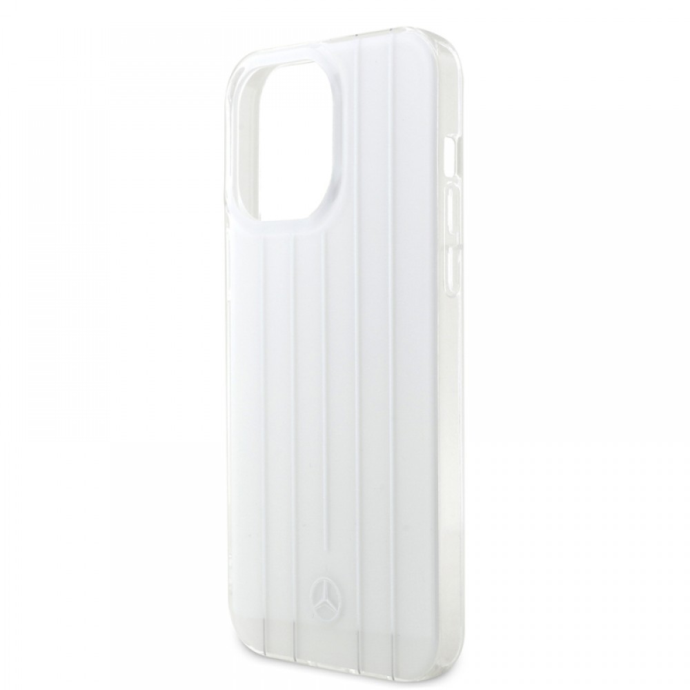 iPhone 14 Pro Max Mercedes Benz orijinal lisanslı New Urban 3 serisi sert PC paralel çizgi desenli zarif koruyucu telefon kılıfı