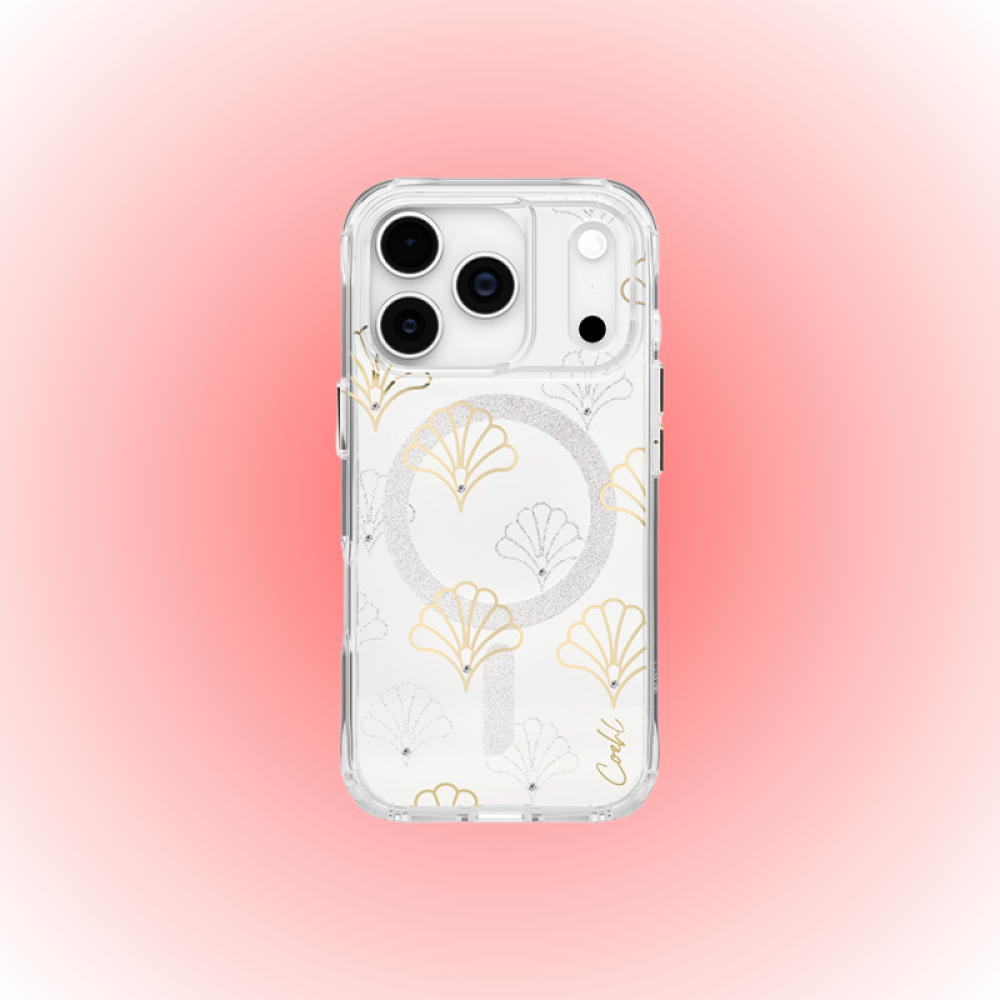 Apple iPhone 17 Pro Max Kılıf | Coehl Maree | MagSafe Uyumlu Şeffaf Desenli Kapak | MobixMood