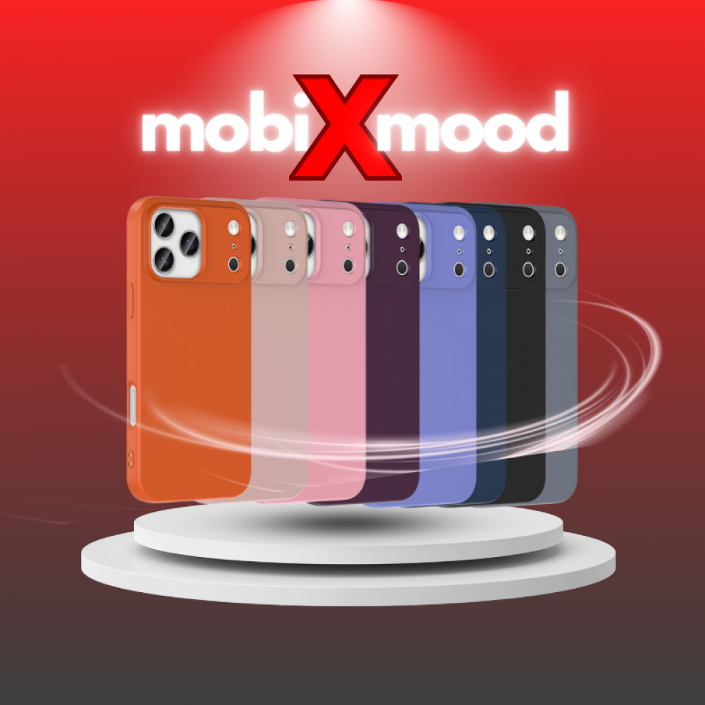 Apple iPhone 17 Pro Max Kılıf | Zore Mara Lansman Kapak | Kadife İç Yüzeyli Mat Silikon Kapak | MobixMood