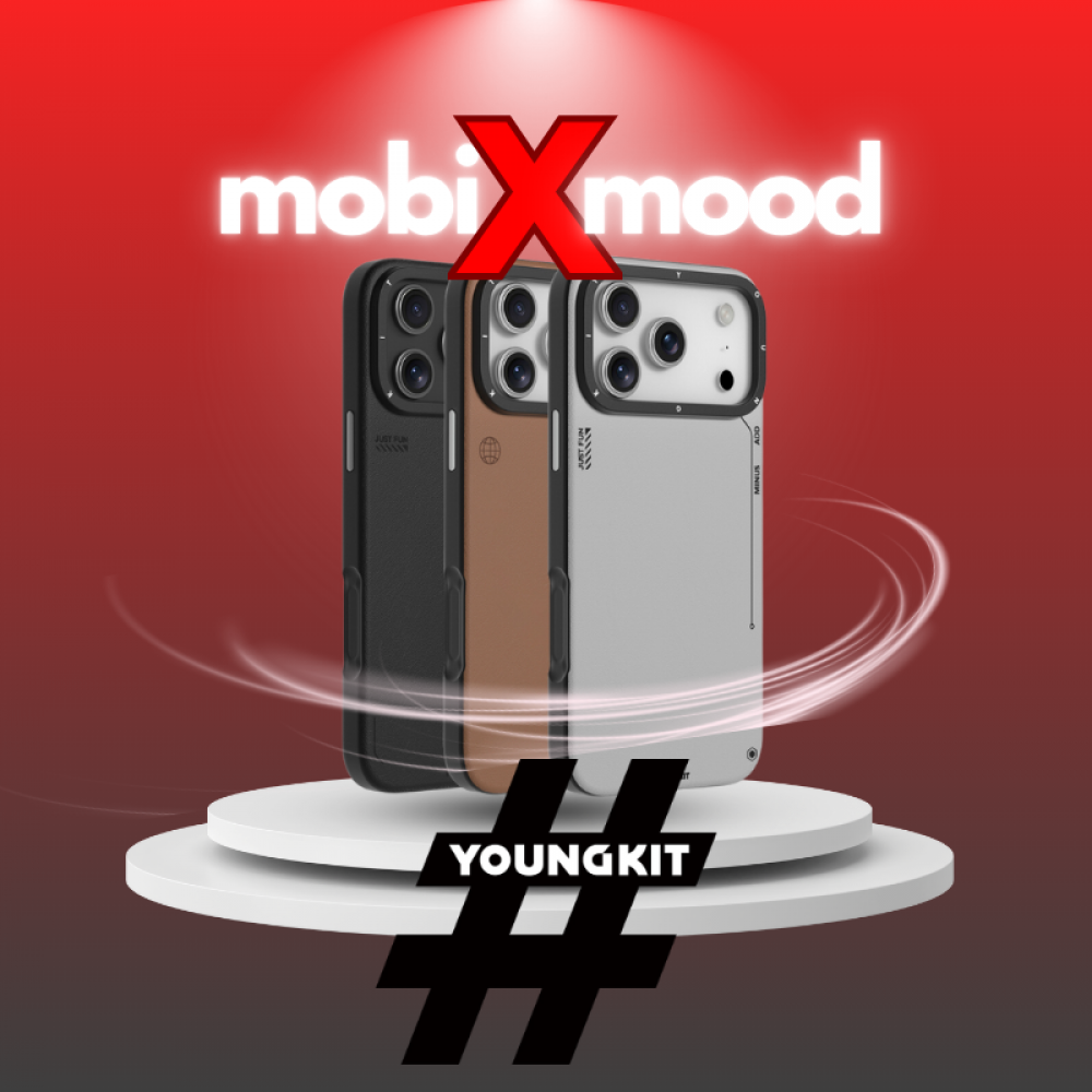 iPhone 17 Pro Max Kılıf | Youngkit Tech Fashion | MagSafe Uyumlu Mat Deri Desenli Sert Kapak | MobixMood