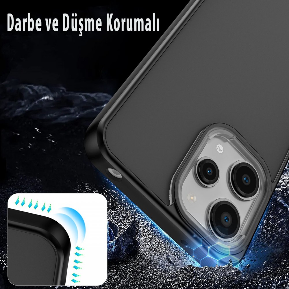 Xiaomi Redmi Note 13 4G Newface Elegant kılıf parlak pürüzsüz yüzey TPU PC hibrit yapı köşe tamponlu darbe emici ince esnek koruyucu telefon kılıfı