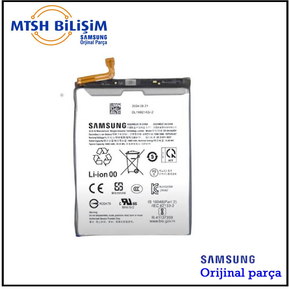 A16  (SM-A165F) Orijinal Batarya  EB-BA166ASE 5000mAh (GH82-36255A)