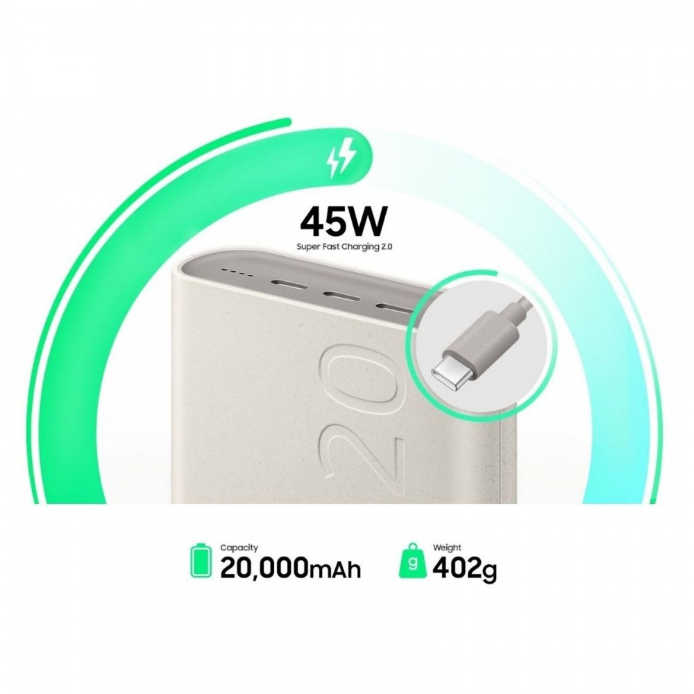 Samsung P4520X 20000 mAh Hızlı Powerbank