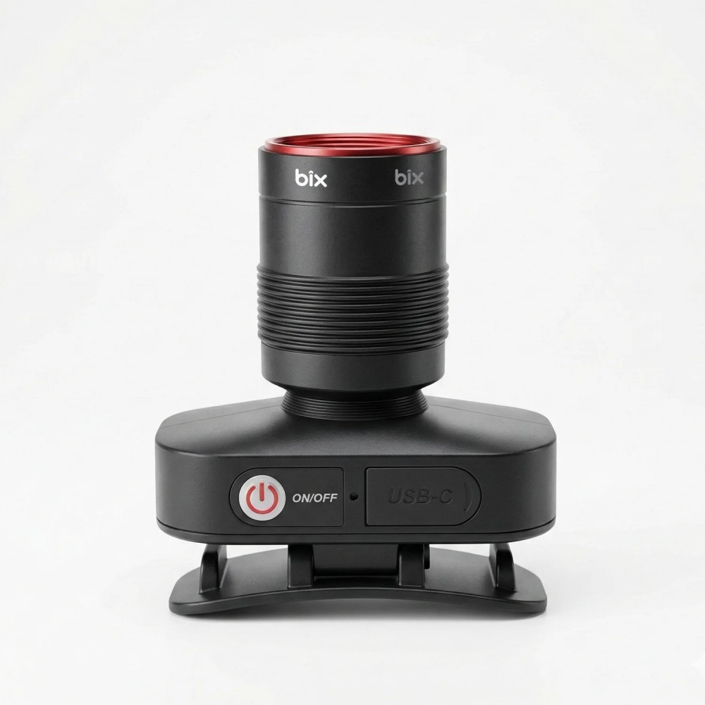 BXT1FL 10W şarj edilebilir kafa feneri 750 lümen 2500 mAh batarya zooming odaklama özellikli USB-C şarjlı IPX5 su geçirmez LED kafa lambası