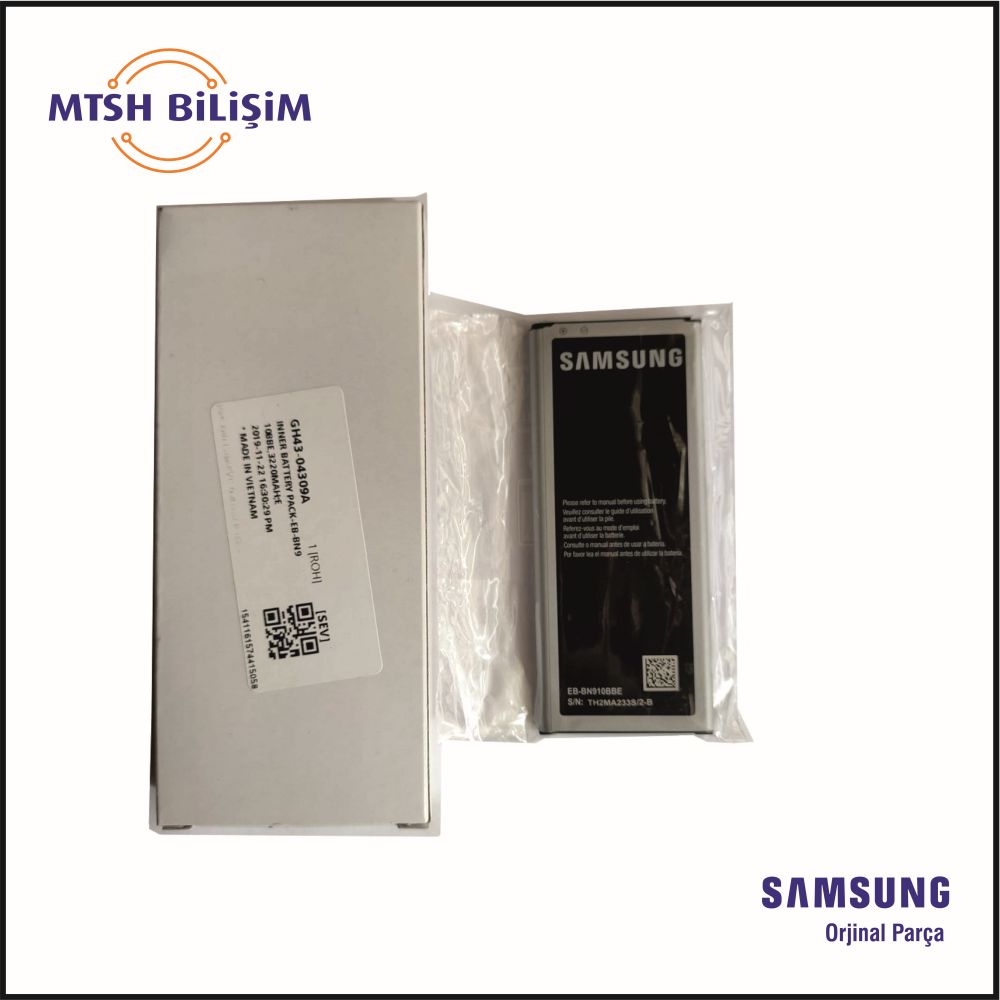NOTE 4 (N910F) Orijinal Batarya (GH43-04309A)