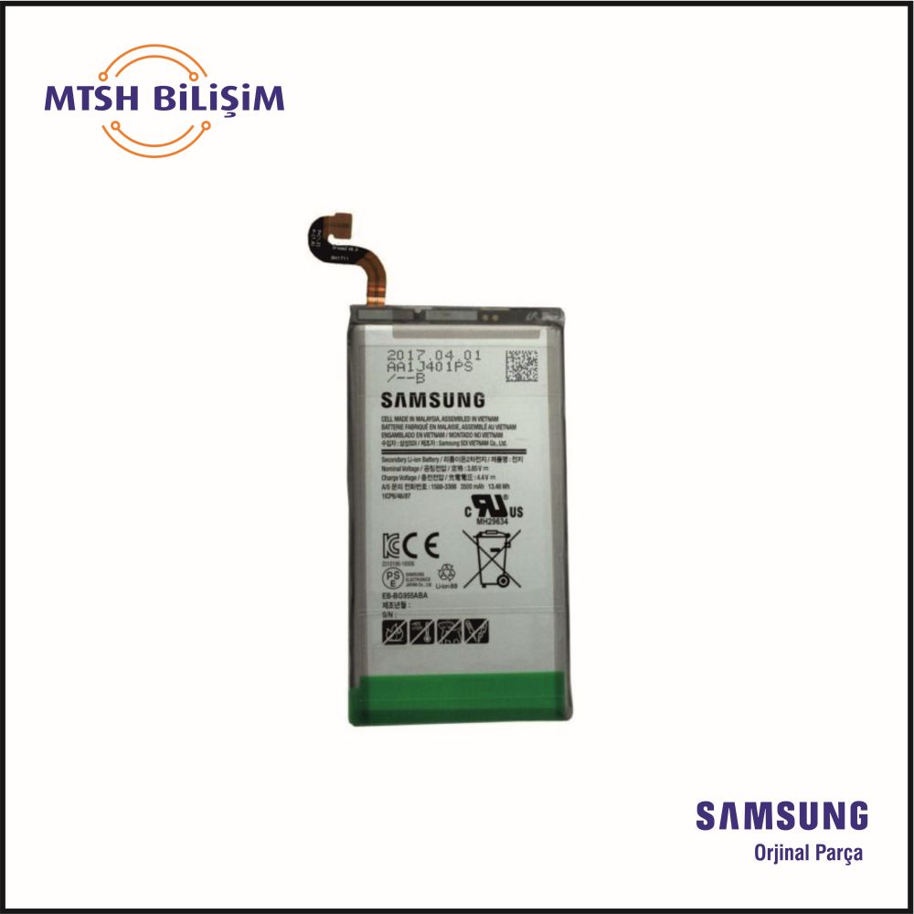 S8 Plus (G955F) Orijinal Batarya (GH82-14656A)