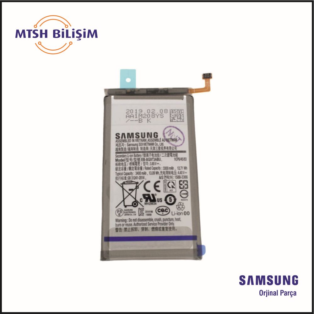 S10 (G973F) Orijinal Batarya (GH82-18826A)
