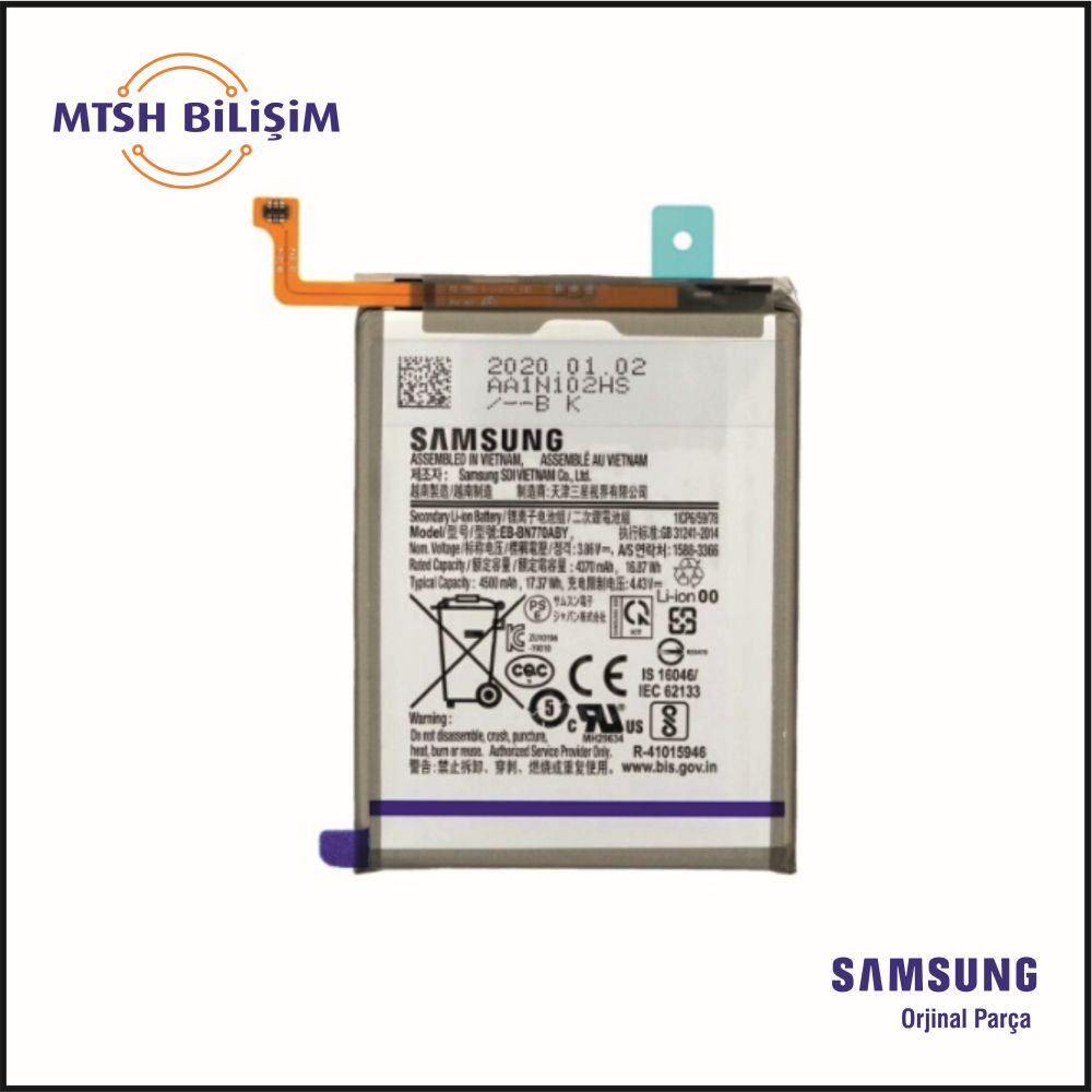 NOTE 10 Lite (N770F) Orijinal Batarya (GH82-22054A)