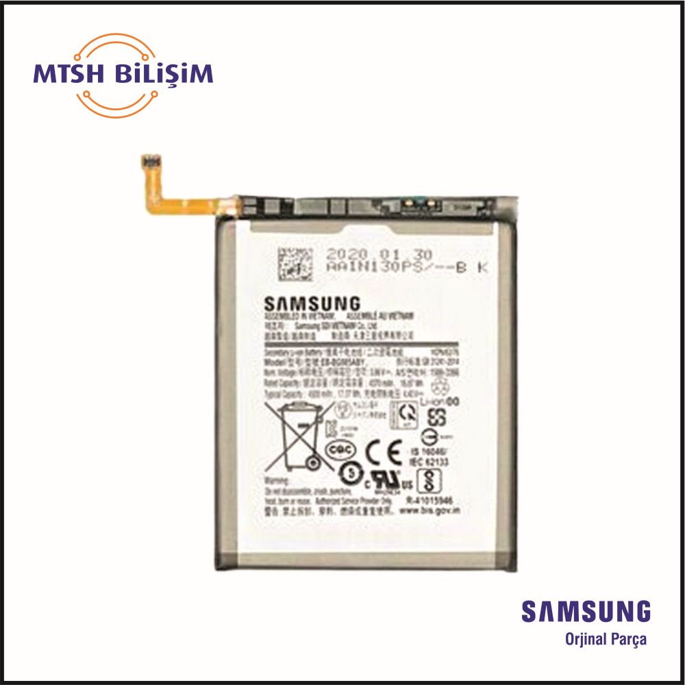 S20 Plus (G985F) Orijinal Batarya (GH82-22133A)