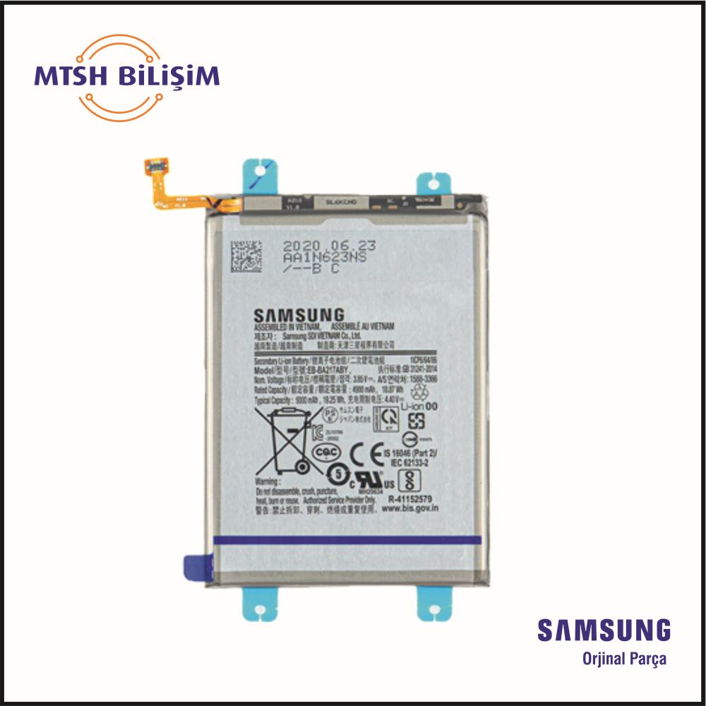 M12 (SM-M127F )  (A022F)/A12 (A125F)/ A21s(A217F) Orijinal Batarya (GH82-22989A)