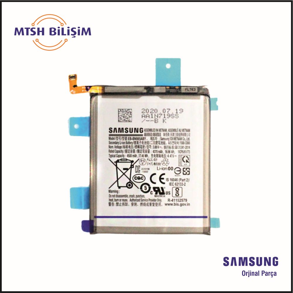 NOTE 20 Ultra (N985F) Orijinal Batarya (GH82-23333A)