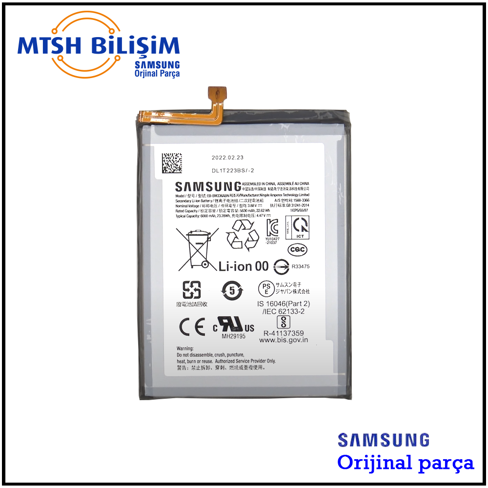 M33 5G (SM-M336F) Orijinal Batarya  (GH82-28669A)