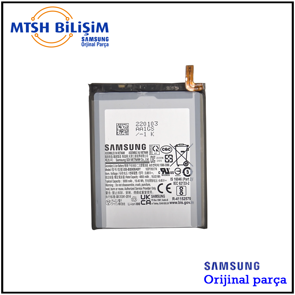 S22 Ultra  (SM-S908E) ORİJİNAL BATARYA  GH82-27484A