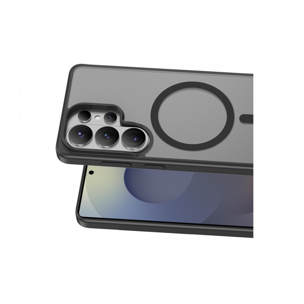 Samsung Galaxy S26 Ultra Keephone Mago Pro kılıf MagSafe uyumlu askeri sınıf düşme koruması mat ipeksi doku parmak izi bırakmaz metal butonlu kılıf