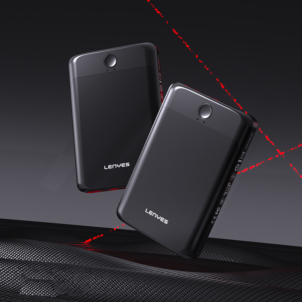 Lenyes PW0008D PD 20W 136 Dilde AI Destekli Çeviri Özellikli LED Ekranlı Ultra İnce Wireless Powerbank 15W 5000mAh