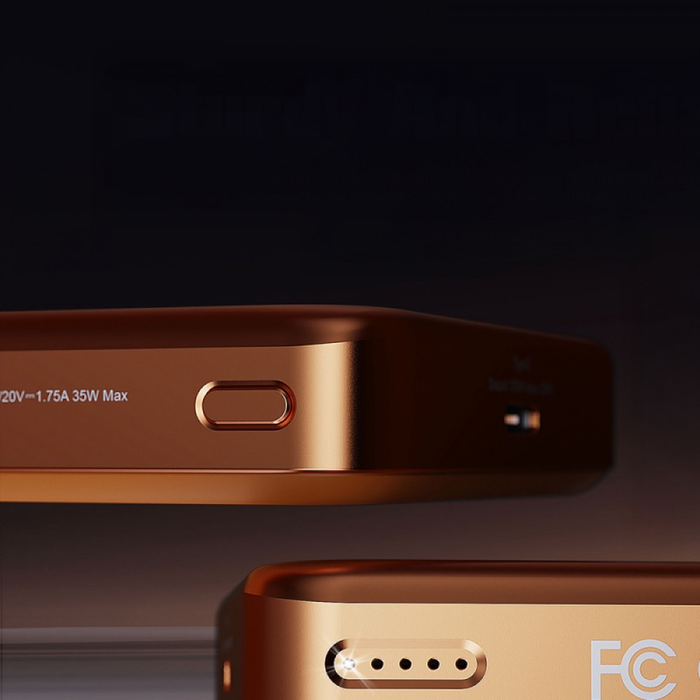 Lenyes PW1018D 35W Dijital LED Göstergeli Qi2 Teknolojili Wireless Powerbank 25W 10000mAh