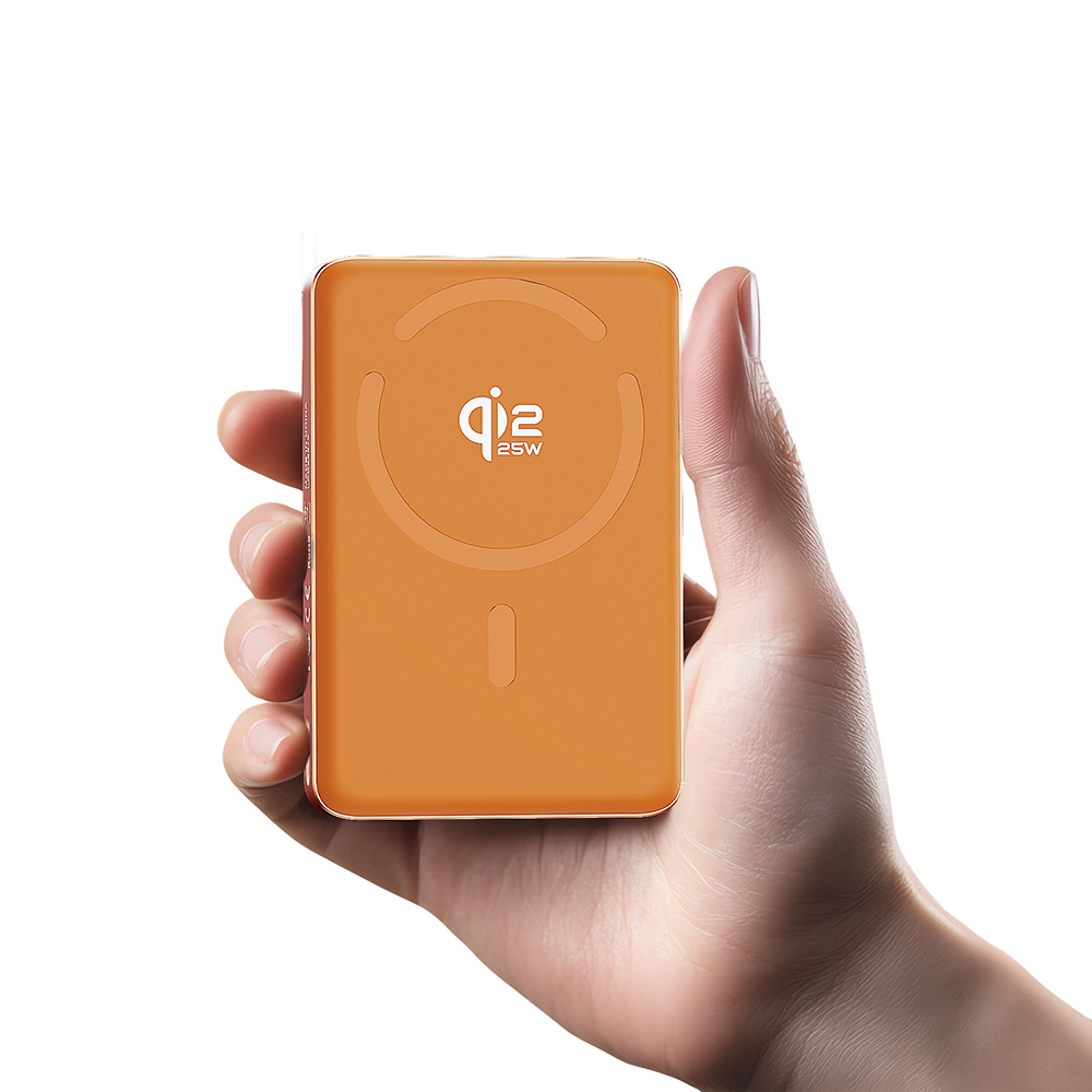 Lenyes PW1018D 35W Dijital LED Göstergeli Qi2 Teknolojili Wireless Powerbank 25W 10000mAh