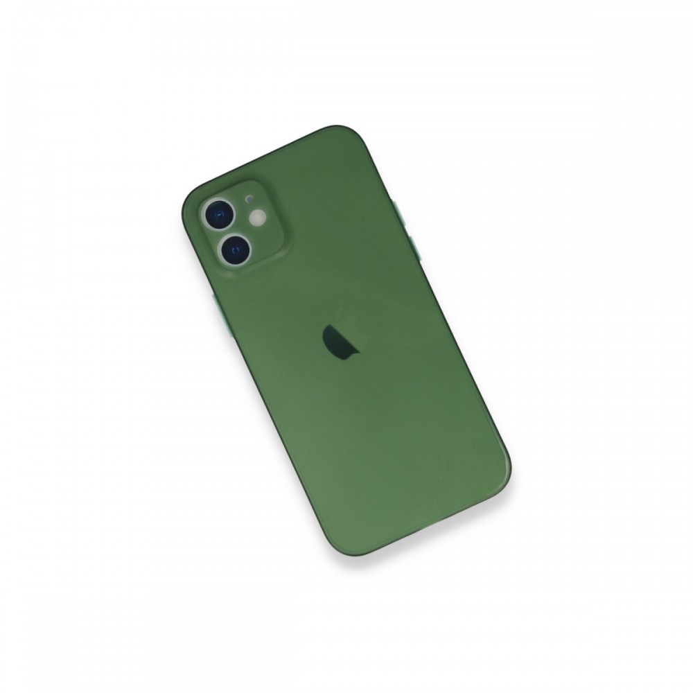 iPhone 12 Mini Newface PP kılıf ultra ince 0.3mm hafif şeffaf mat görünümlü minimalist koruyucu telefon kılıfı