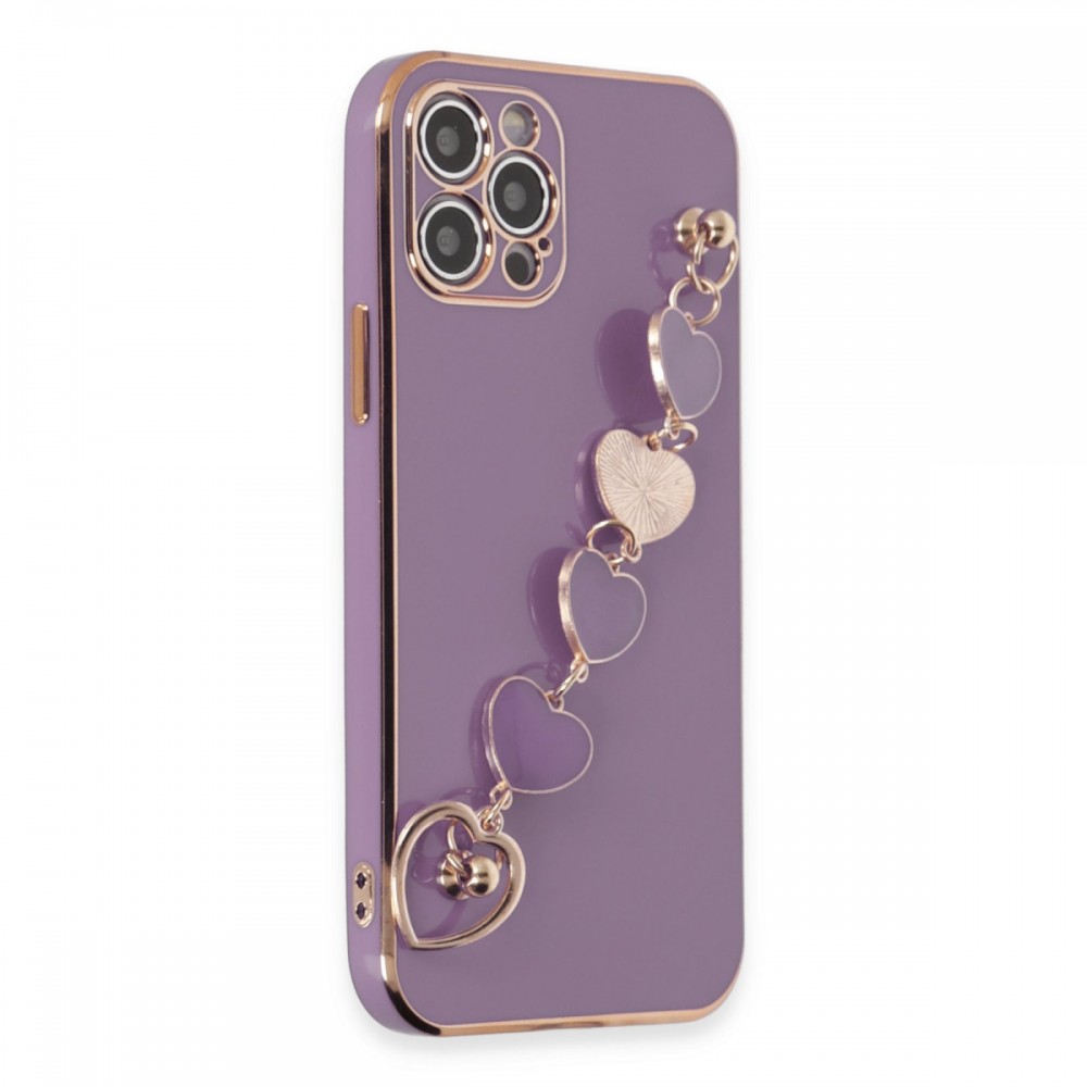 iPhone 12 Pro Max Newface Esila serisi silikon kılıf elcekli zarif sağlam tutuş rahat kaymaz darbe emici silikon telefon kılıf