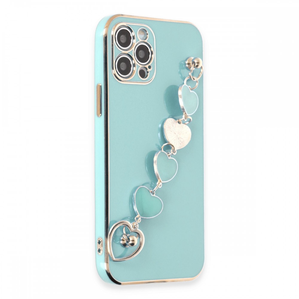 iPhone 12 Pro Max Newface Esila serisi silikon kılıf elcekli zarif sağlam tutuş rahat kaymaz darbe emici silikon telefon kılıf