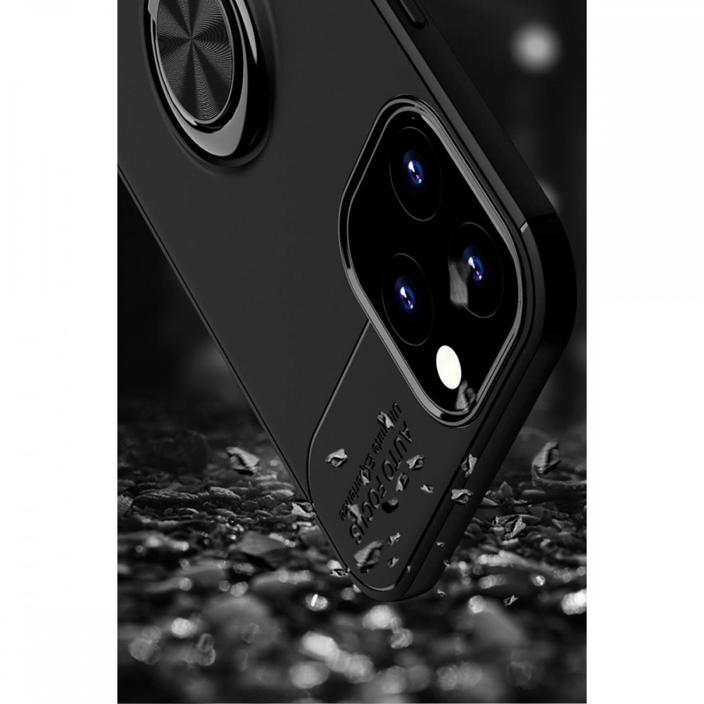 iPhone 12 Pro Max Newface Range serisi yüzüklü kılıf 360 derece dönen halka stand özellikli araç tutucu uyumlu silikon telefon kılıfı