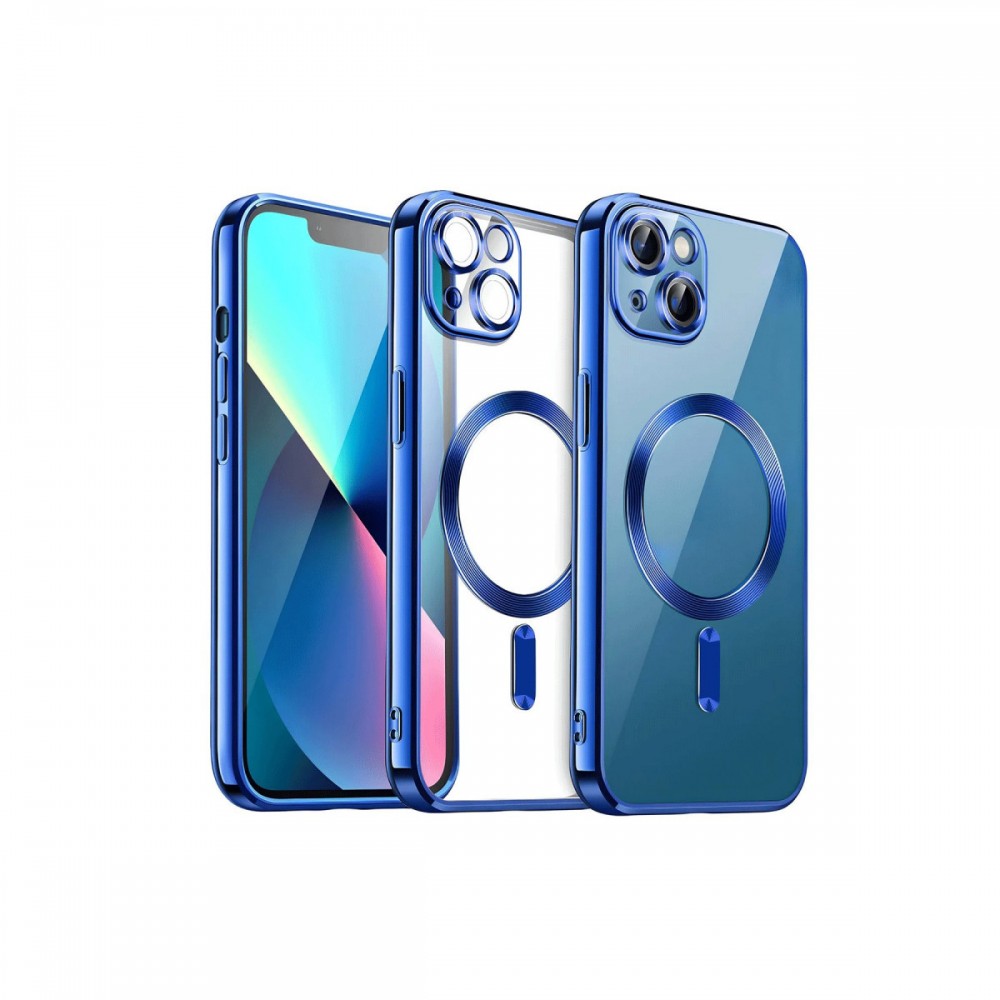 iPhone 13 Newface Kross serisi şeffaf kılıf MagSafe uyumlu manyetik şarj sararma yapmaz kristal berrak koruyucu kapak