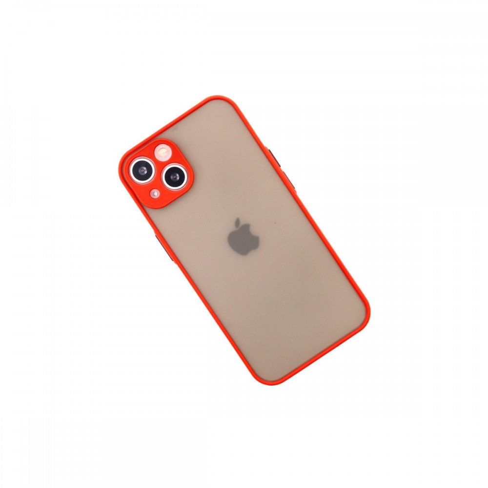 Apple iPhone 13 Mini Kılıf | Newface Montreal Serisi | Mat Transparan Buzlu Arka Yüzey Hibrit Darbe Koruma | MobixMood