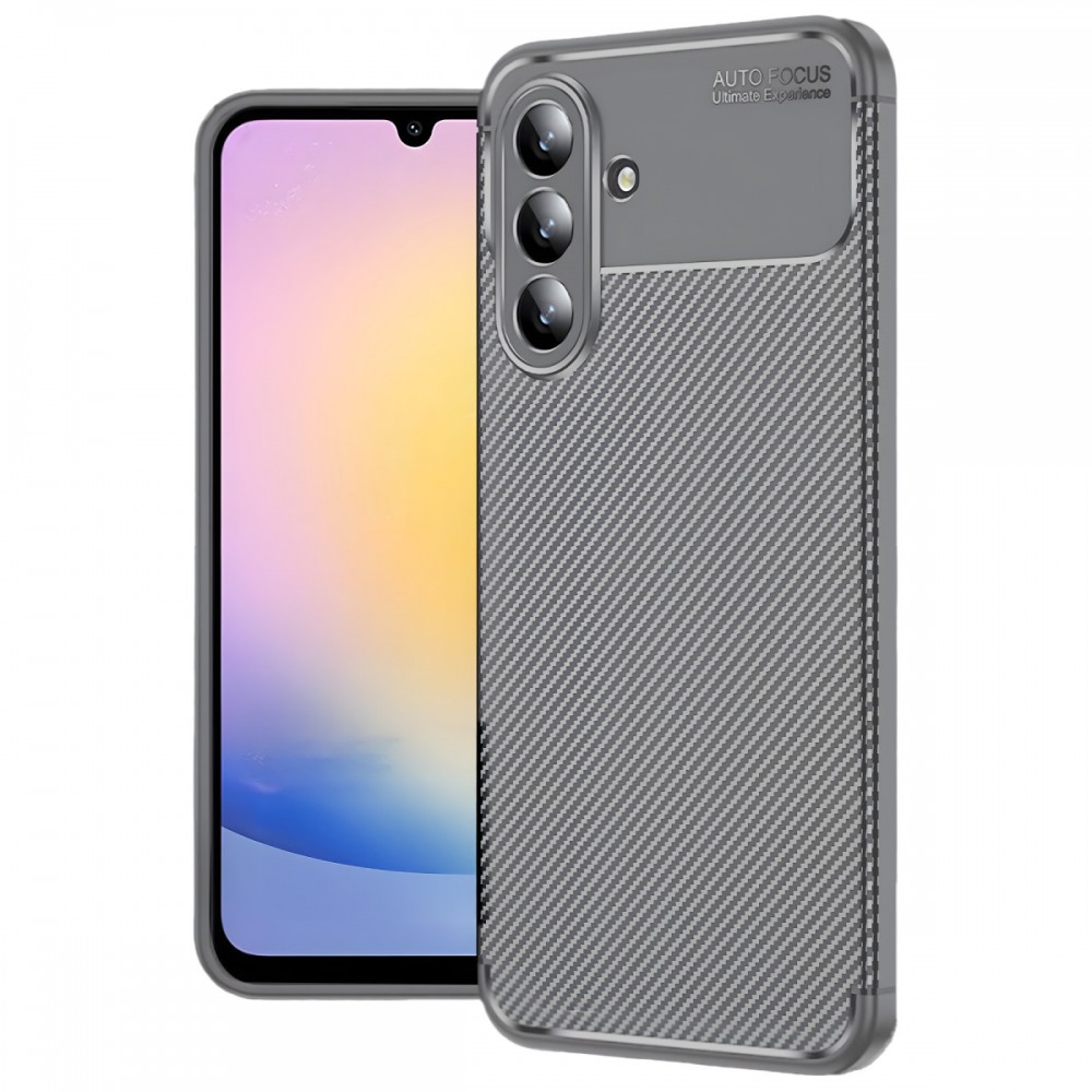 Samsung Galaxy S25 FE Kılıf | Newface Auto Focus Serisi | Karbon Fiber Desenli Mat Yerli Üretim Kapak | MobixMood