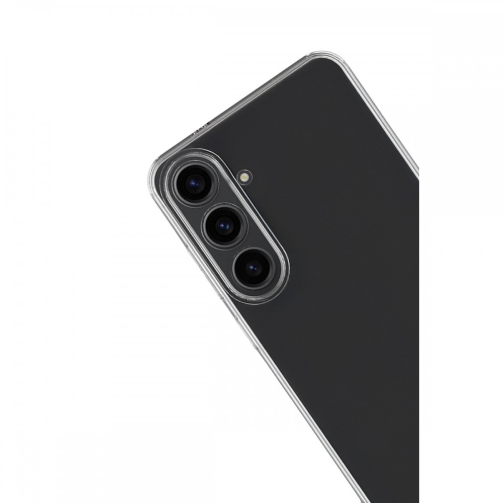 Samsung Galaxy S25 FE Newface Lüx kılıf şeffaf silikon sararma yapmaz ince esnek yumuşak darbe emici kristal berrak telefon kılıfı