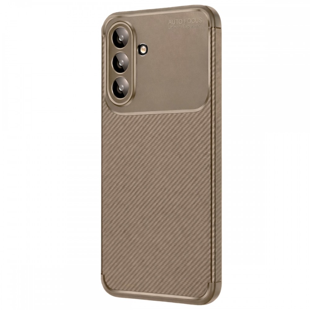 Samsung Galaxy S26 Plus Newface Auto Focus kılıf karbon fiber desenli mat siyah parmak izi bırakmaz darbe emici esnek silikon telefon kılıfı