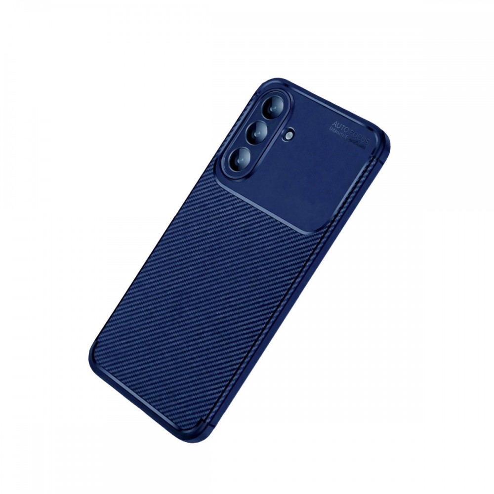 Samsung Galaxy S26 Plus Newface Auto Focus kılıf karbon fiber desenli mat siyah parmak izi bırakmaz darbe emici esnek silikon telefon kılıfı